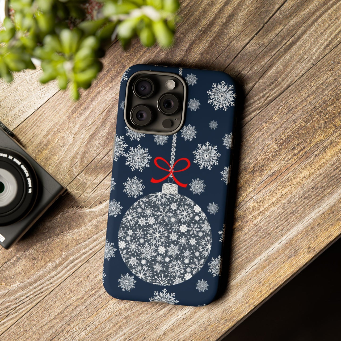 Sparkly Snowflake Bauble Tough Cases - Snowflake Bauble phone case