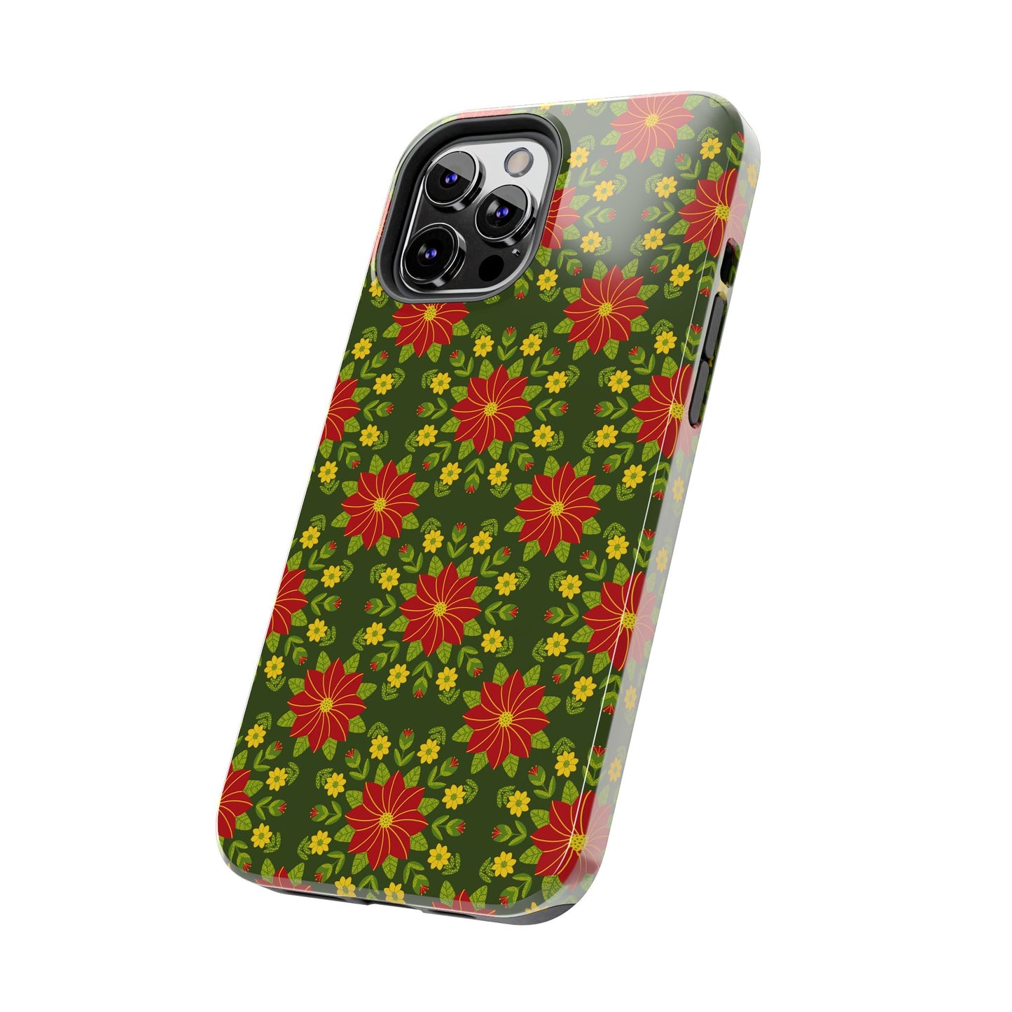 Poinsettias Tough Phone Cases