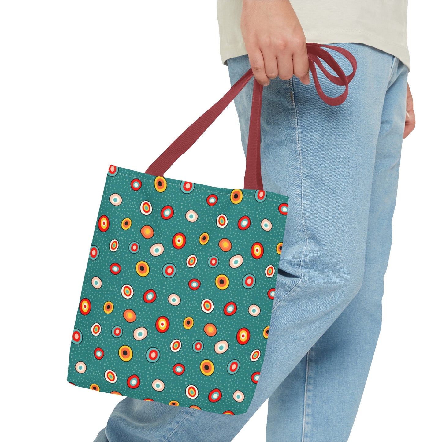 Funky Circles Tote Bag