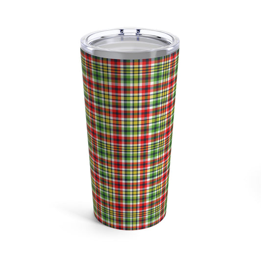 Very Merry Plaid Tumbler 20oz