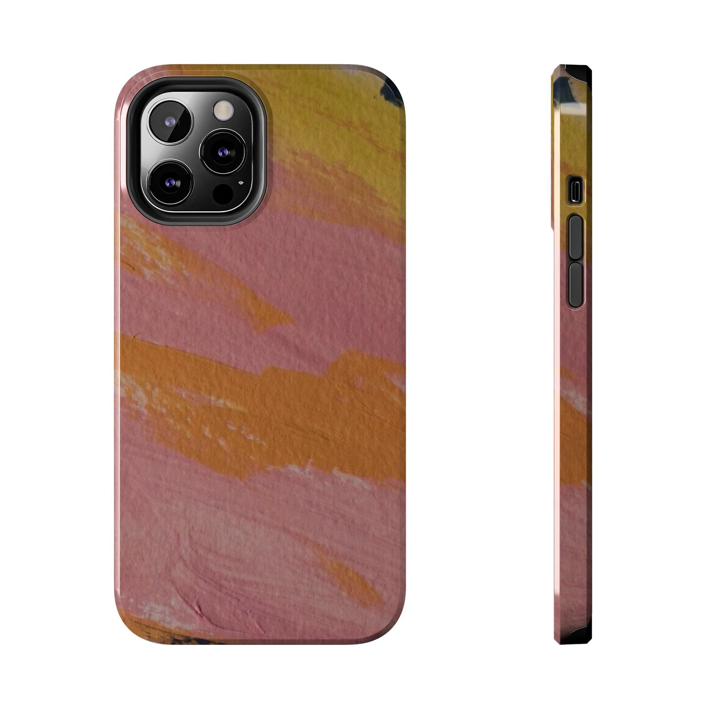 Abstract Pastel Pink Tough Phone Cases