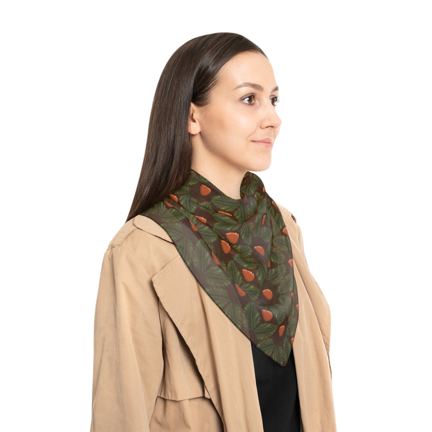 Pine Woods Poly Scarf