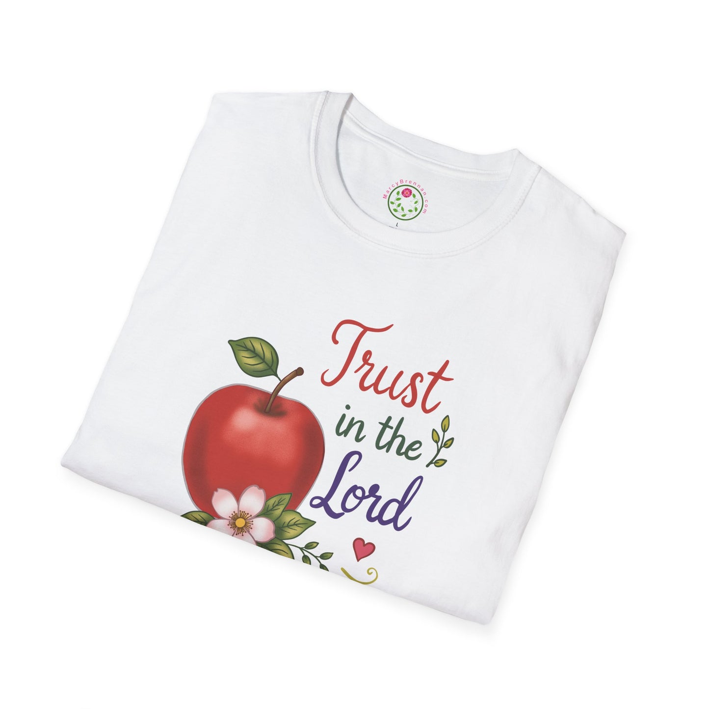 Trust in the Lord T-Shirt — Faith Apple Graphic Tee