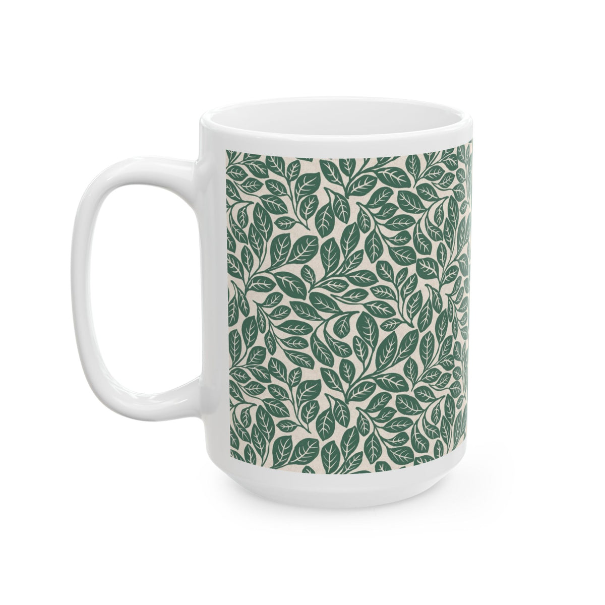 Sassafras Leaves Ceramic Mug 11oz & 15oz