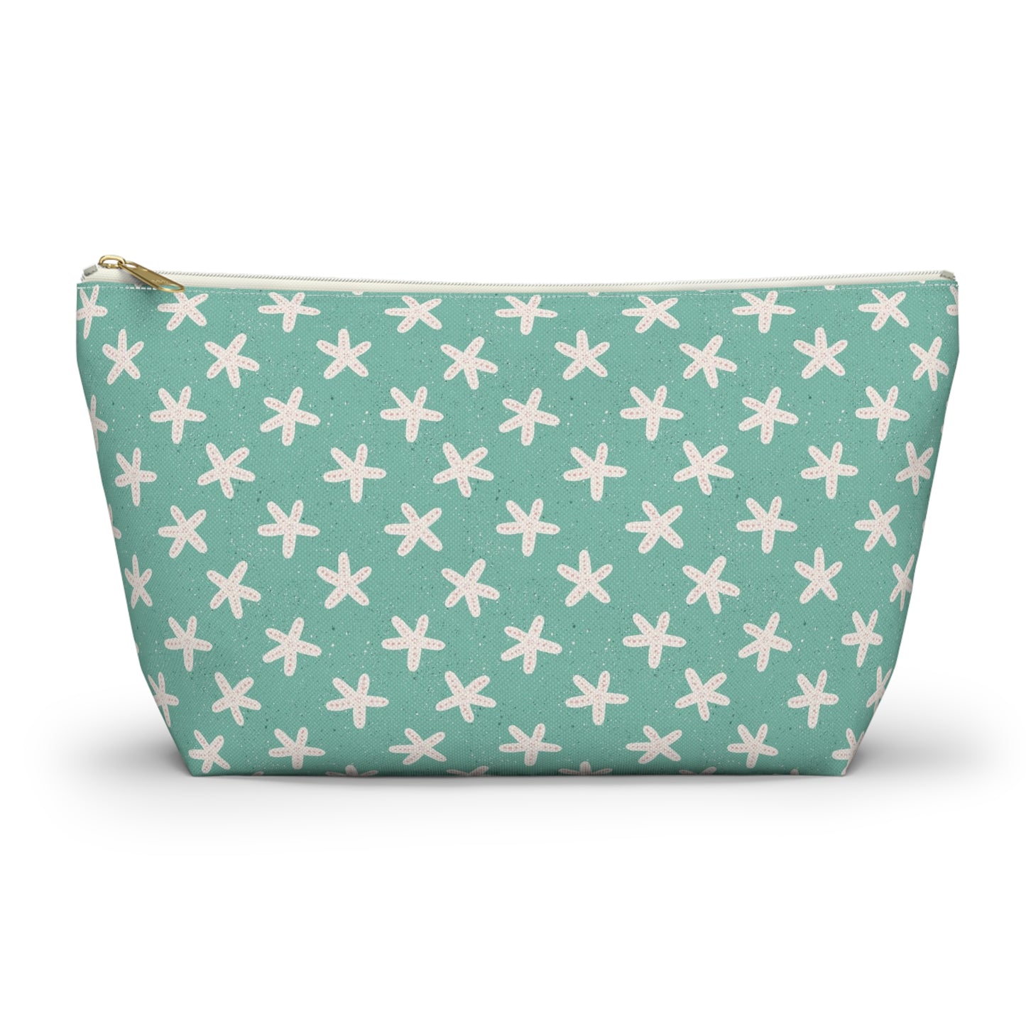 Starfish on Sea Green Accessory Pouch