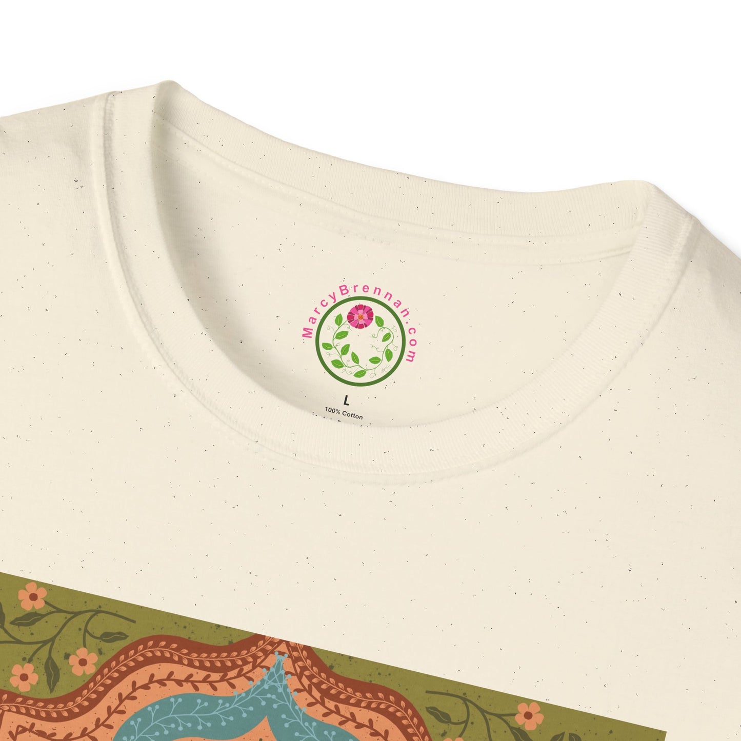 Scandi Woodland Squirrel Softstyle T-Shirt