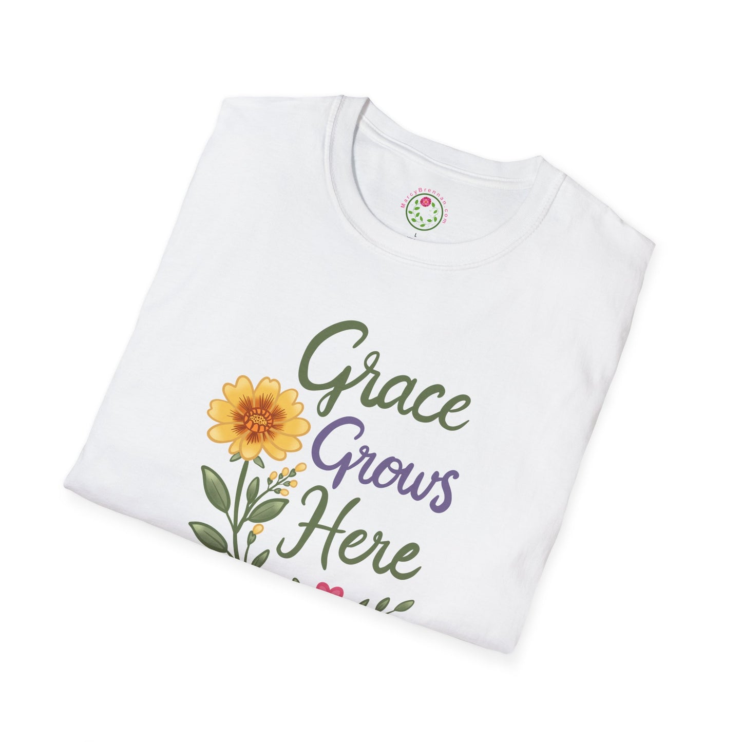 Grace Grows Here Floral T-Shirt