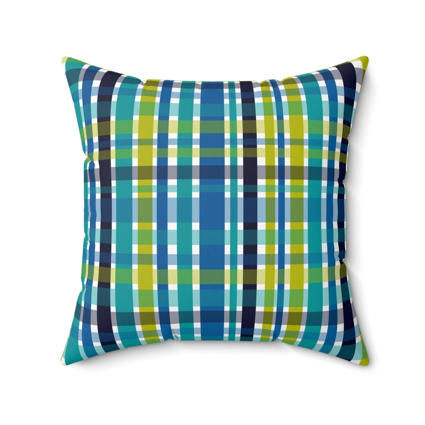 Boho Psychadelic Stripes Spun Polyester Square Pillow