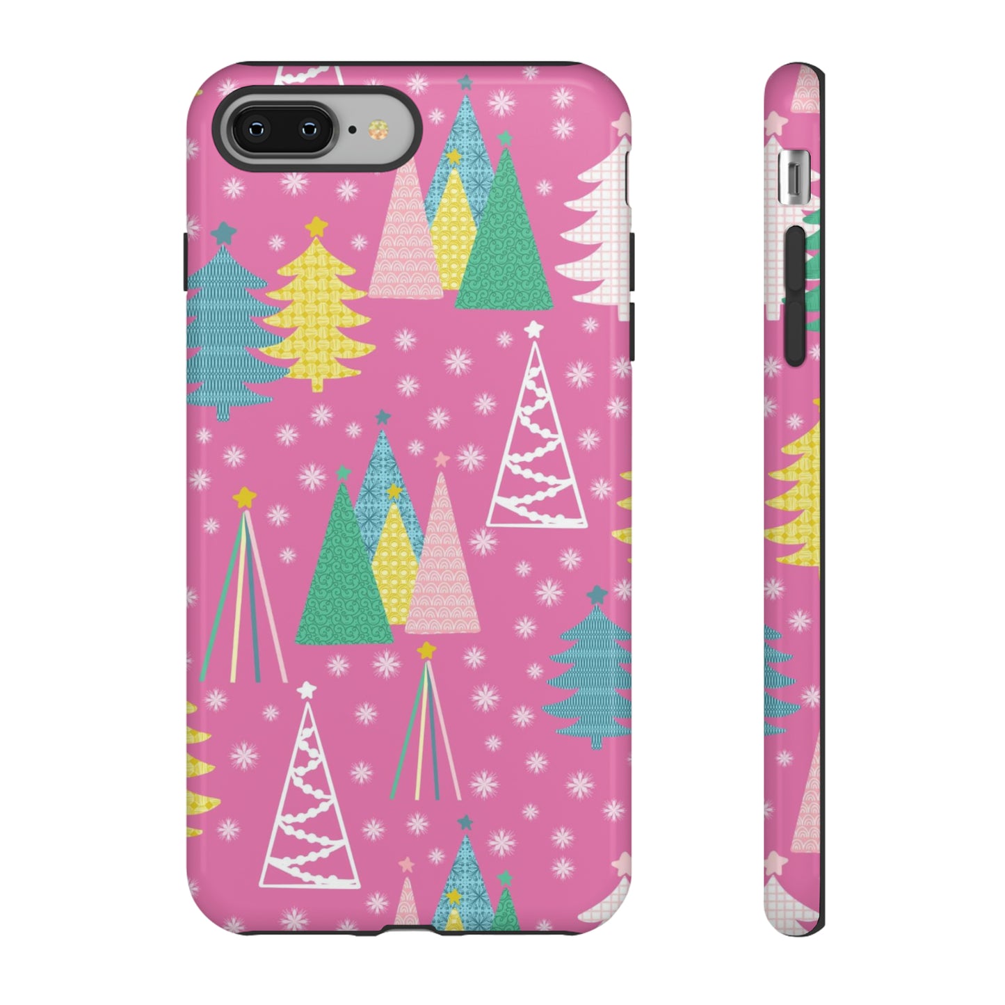 Pastel Christmas Trees Tough Cases