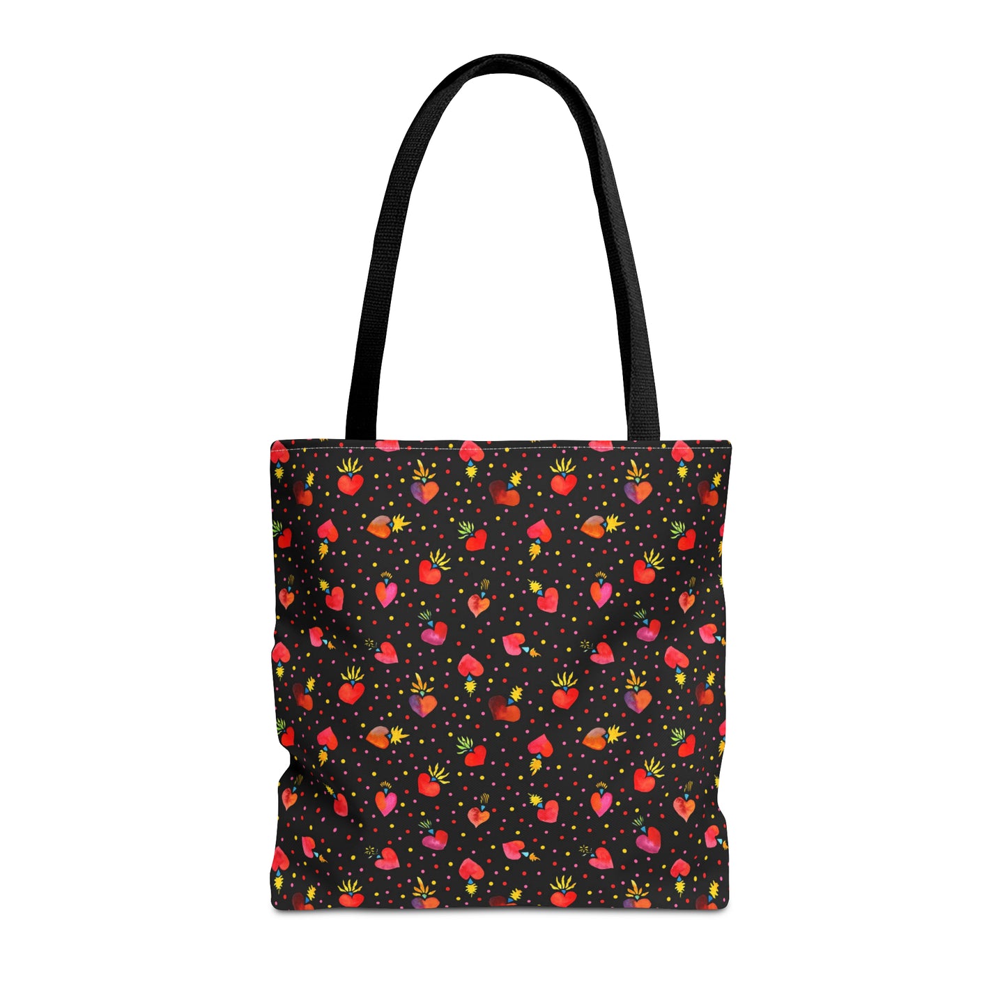 Frida Flaming Hearts Tote Bag