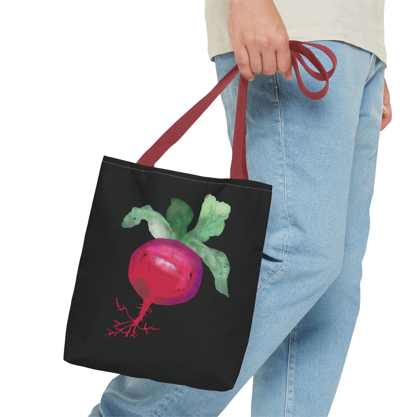 Radish Watercolor Painting Tote Bag