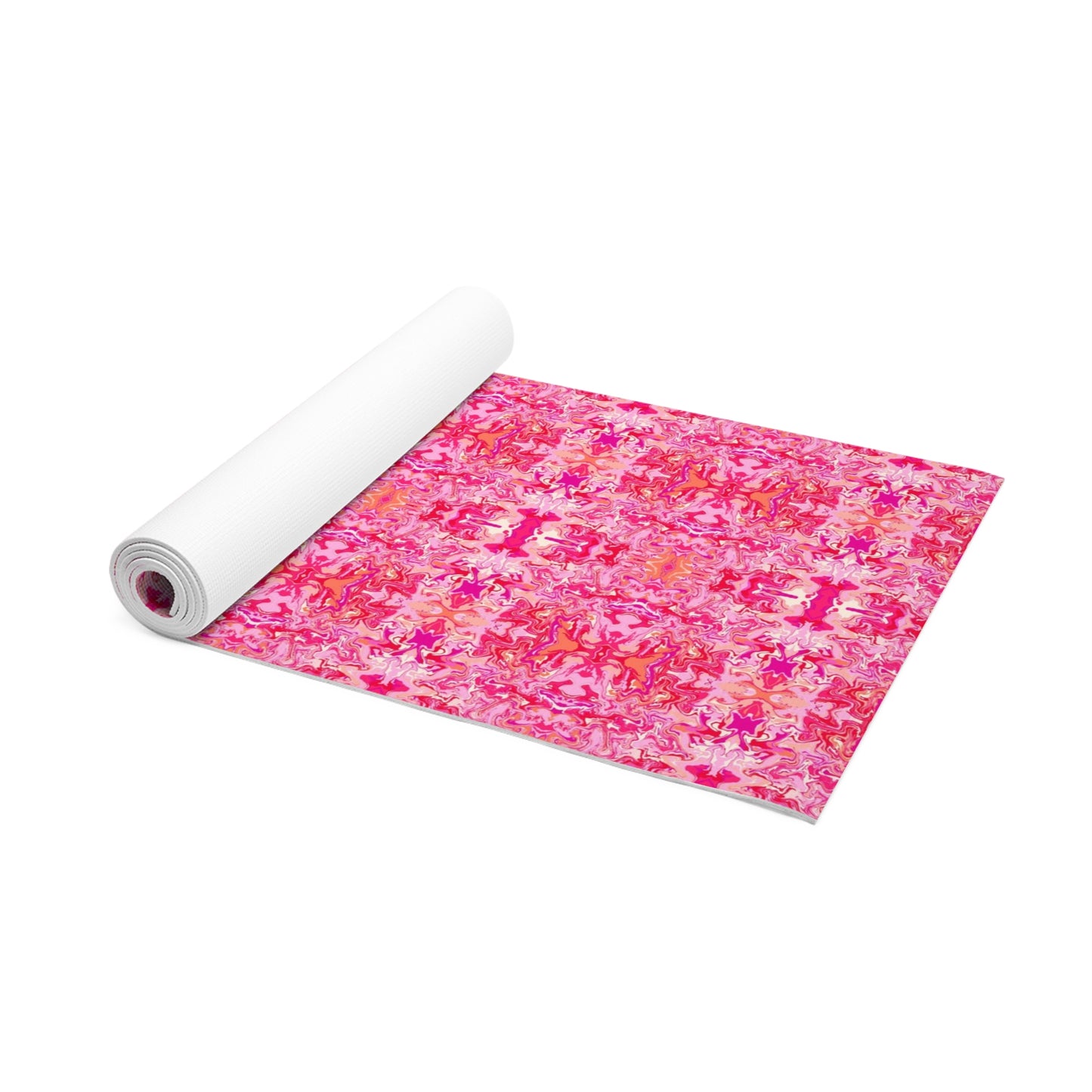 Boho Bougainvillea Garden Yoga Mat