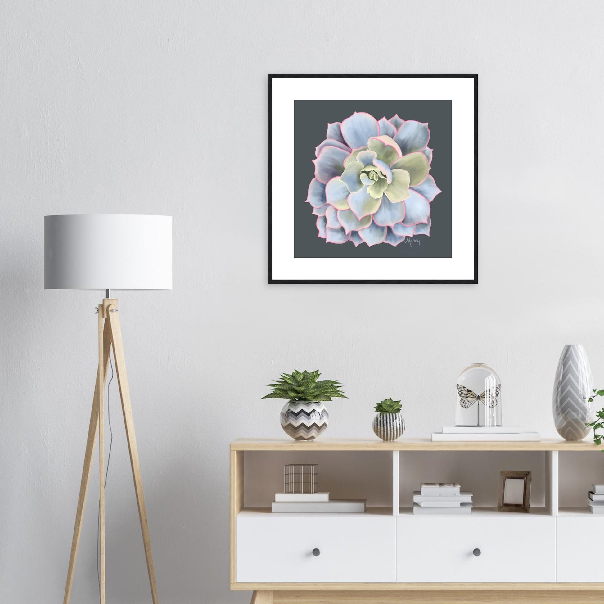 succulent wall prints Succulent of the Month | January | Echeveria Succulent