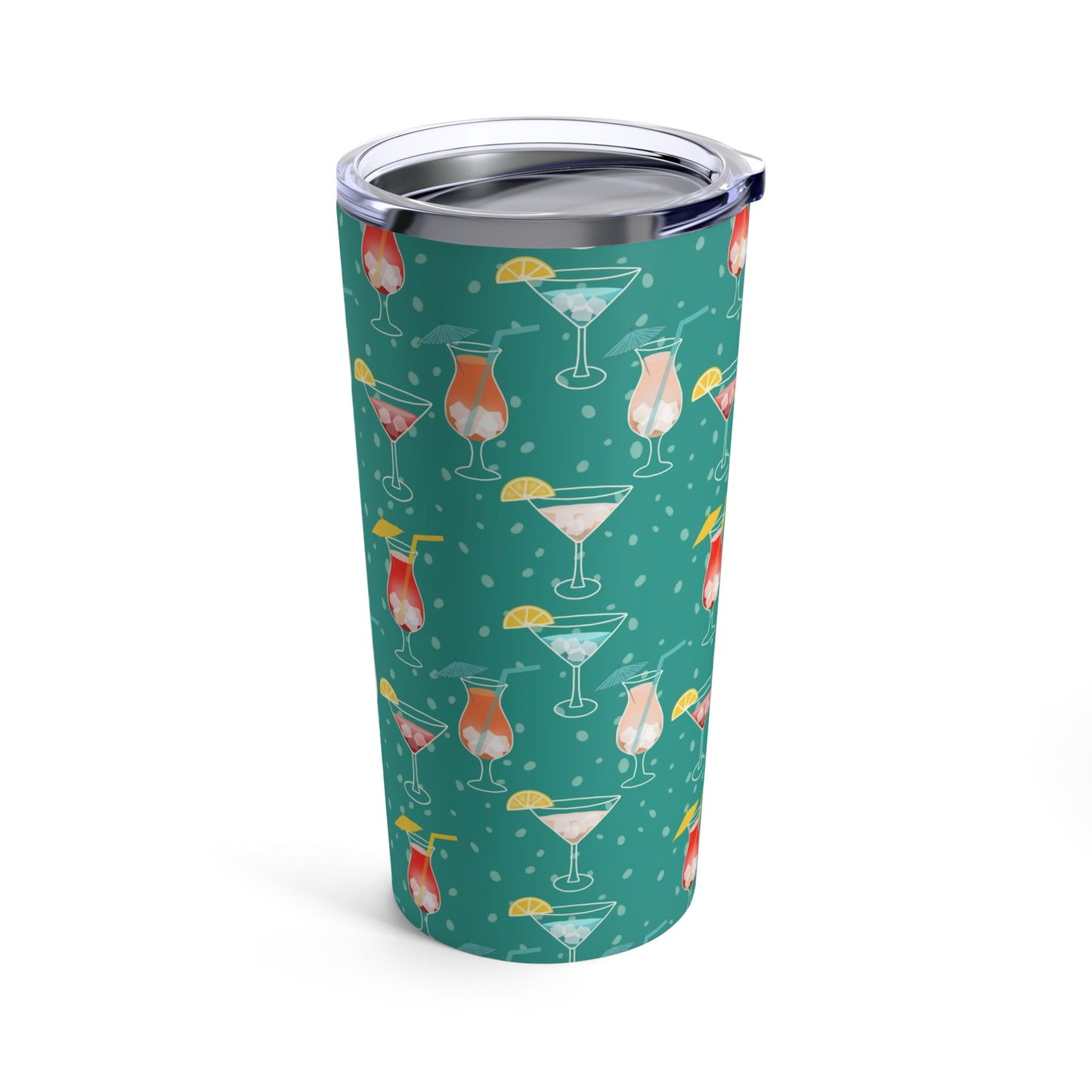 Cocktails Stainless Steel Travel Mug – Sip in Style!