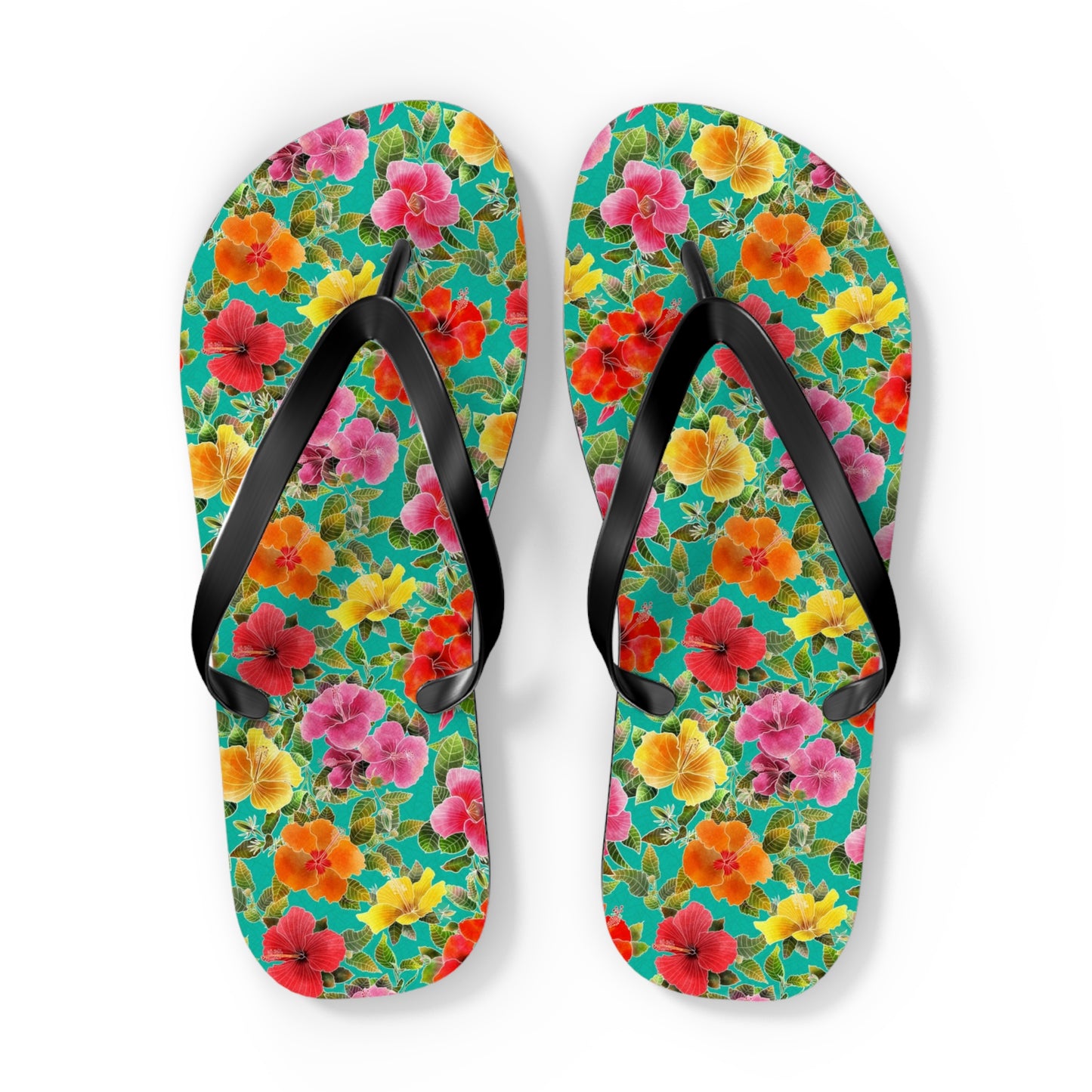 Hibiscus Garden Flip Flops