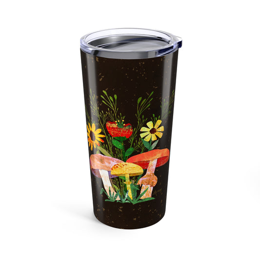 Shrooms n Fleurs Collage Tumbler 20oz