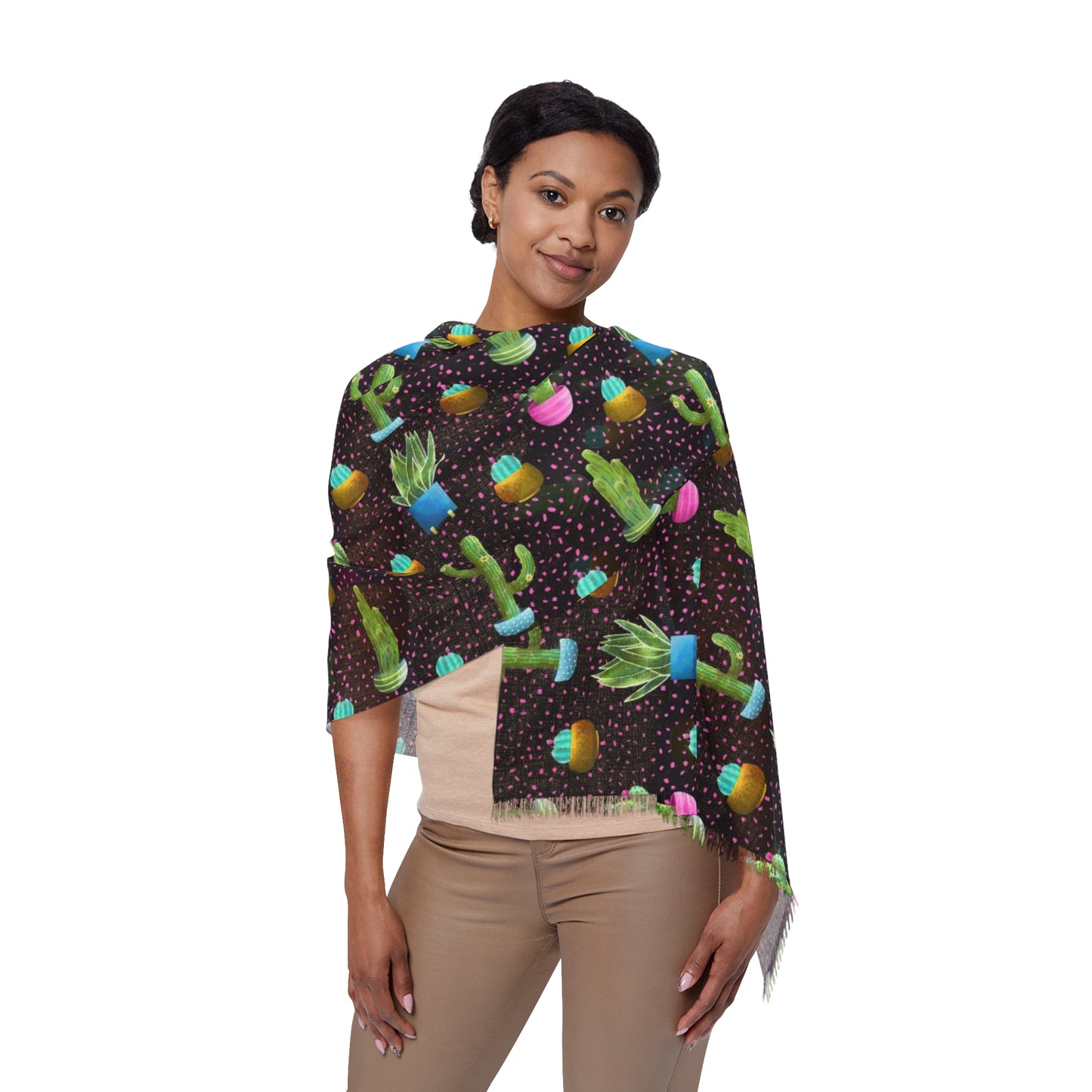 Frida Cactus Light Scarf