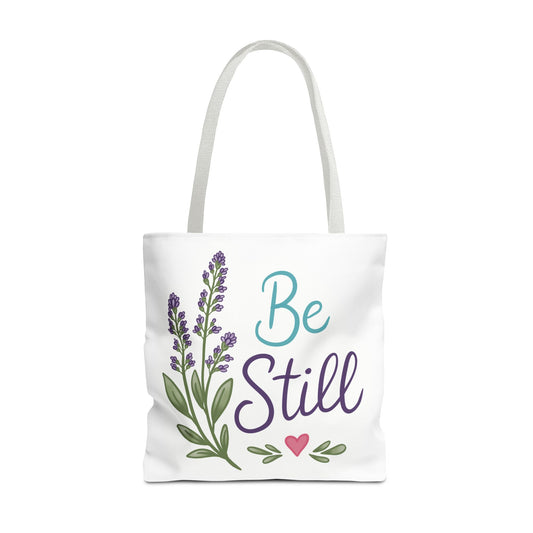 Be Still Lavender Tote Bag
