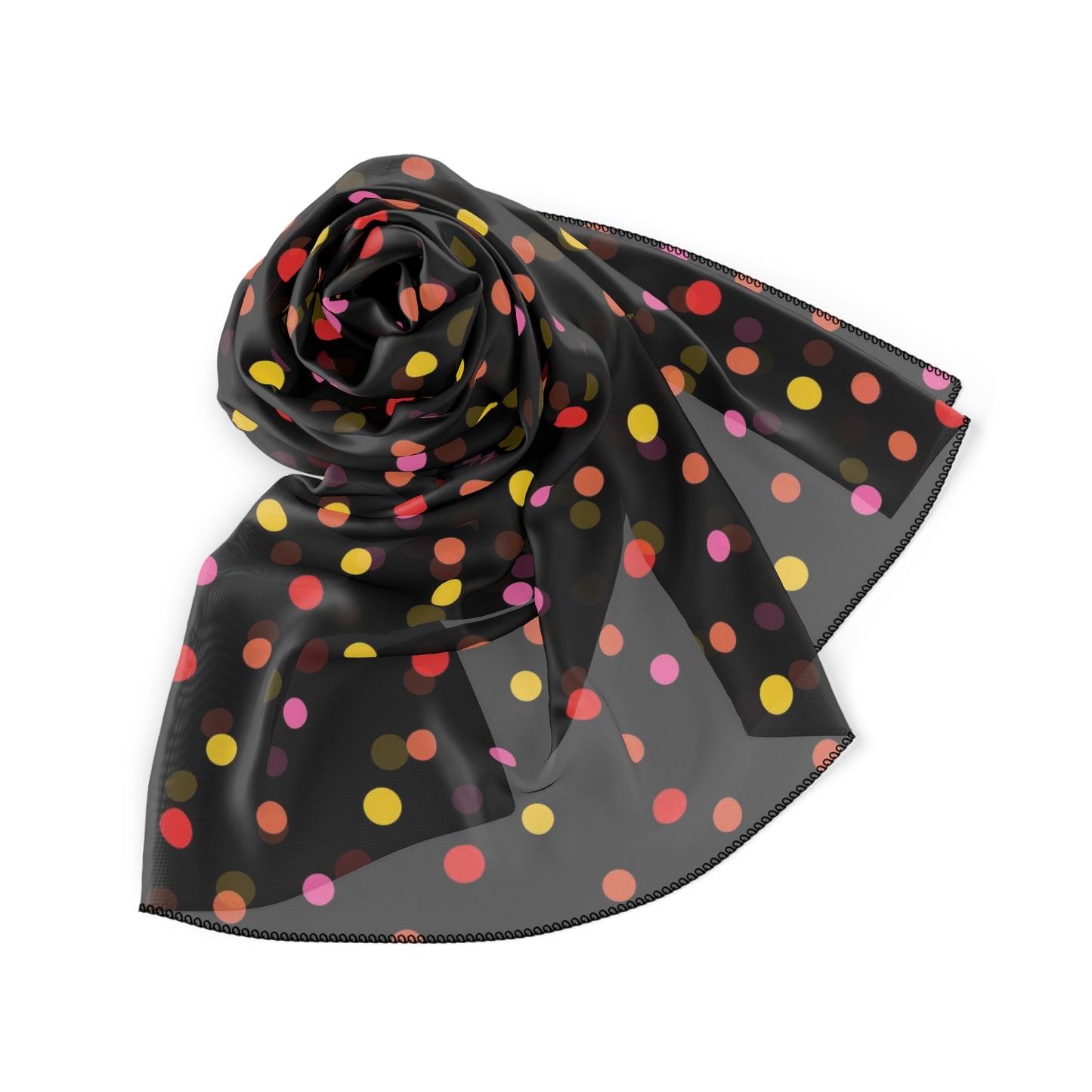 Frida Polka Dots Poly Scarf