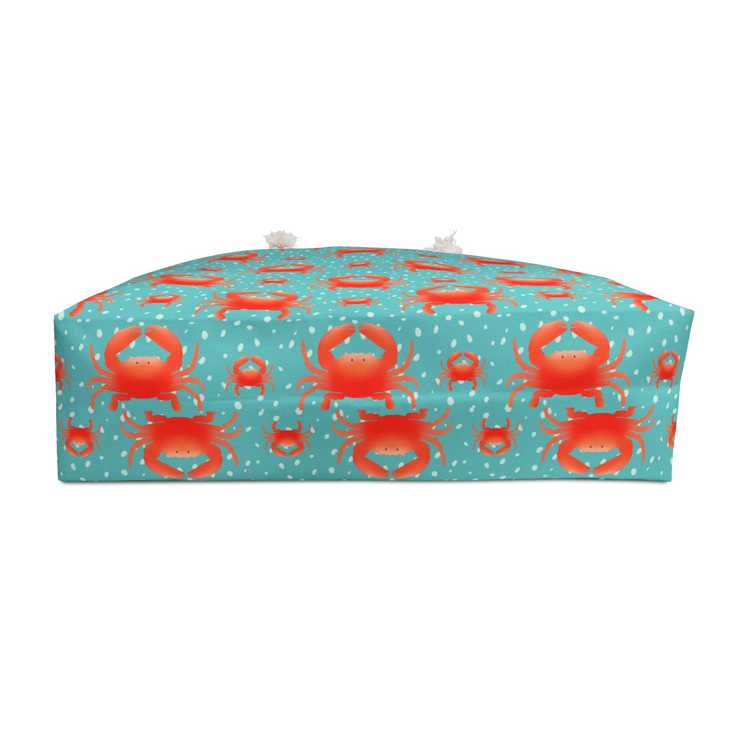 Crabs on Turquoise Background -- Sunbaked Collection --  Weekender Bag