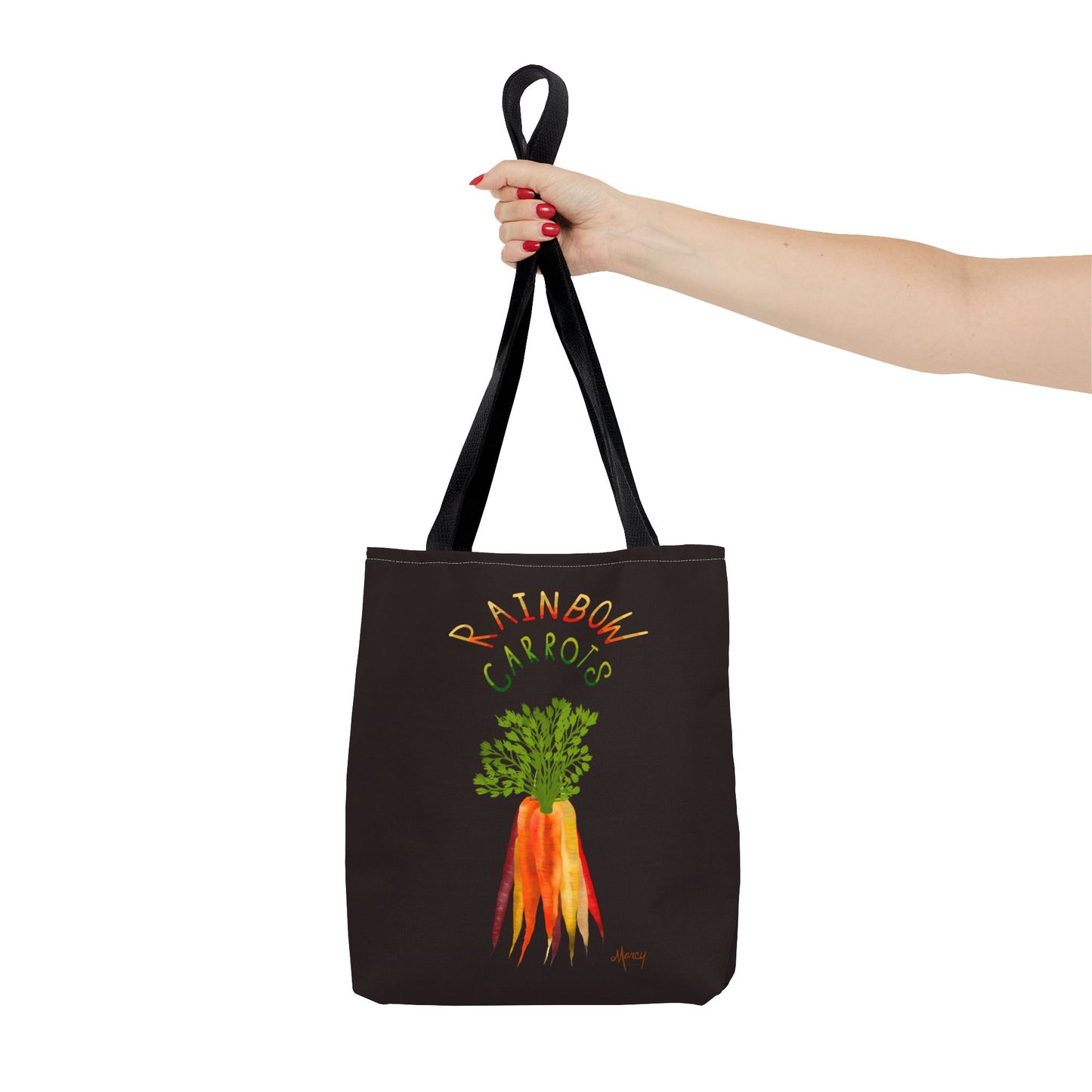 Rainbow Carrots Tote Bag