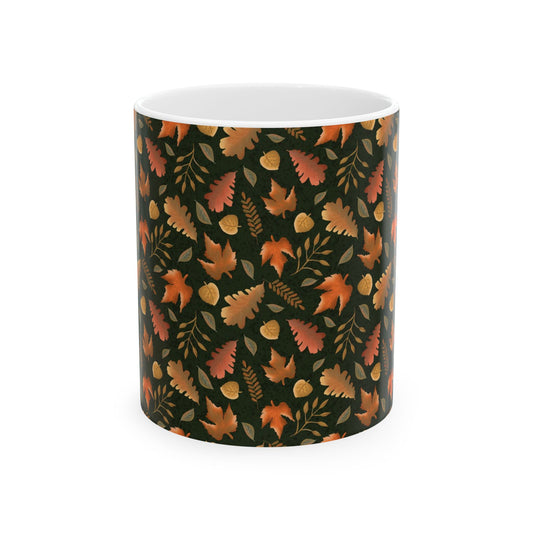 Falling Leaves Ceramic Mug 11oz
