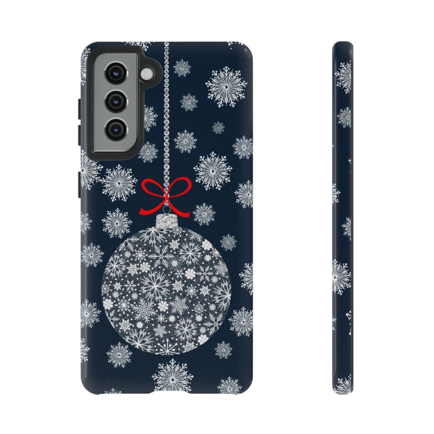 Sparkly Snowflake Bauble Tough Cases - Snowflake Bauble phone case