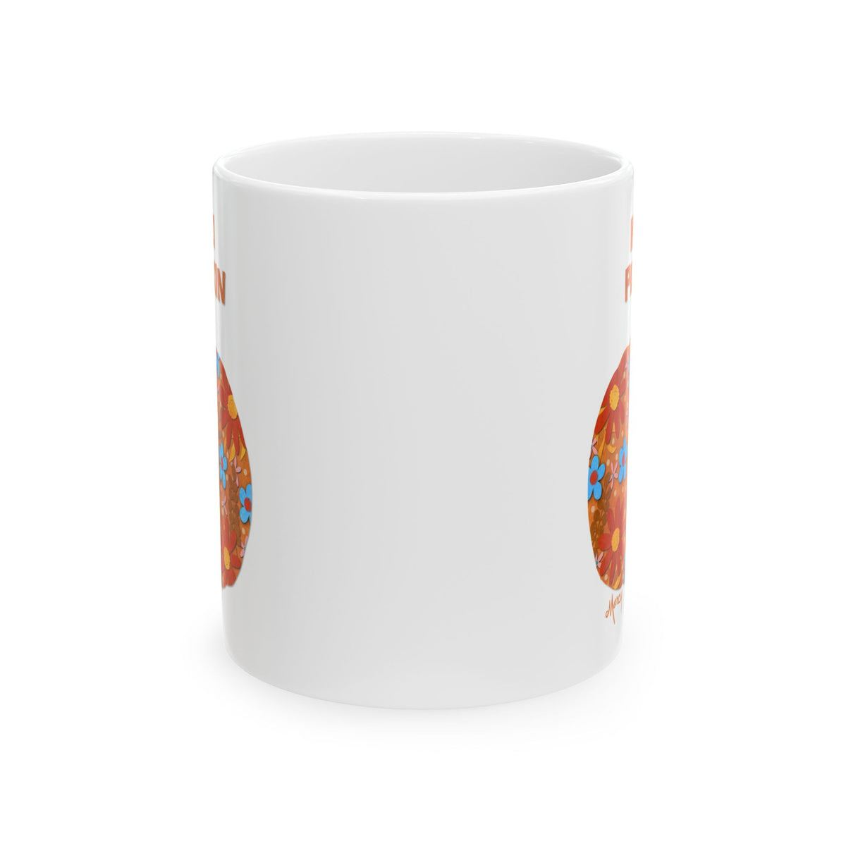 Hello Pumpkin Collage Ceramic Mug 11oz & 15oz