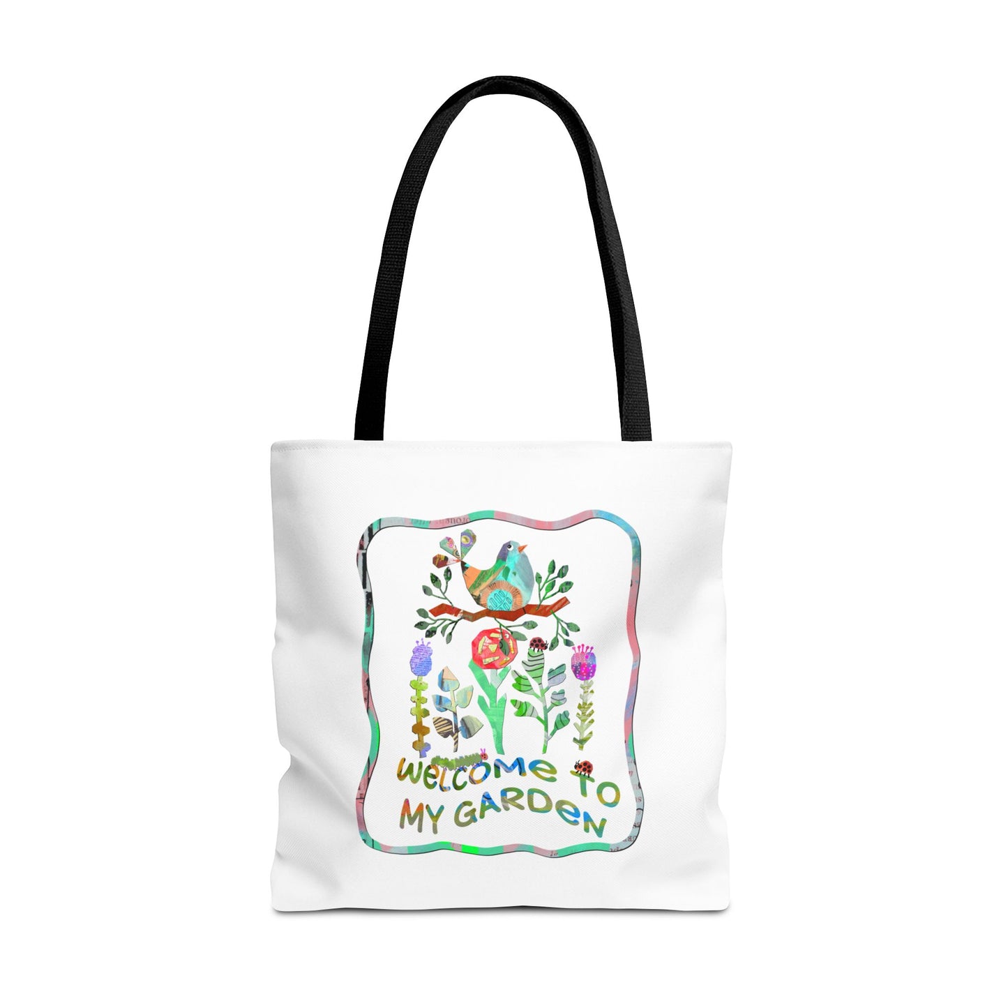 Welcome to My Garden Collage Tote Bag