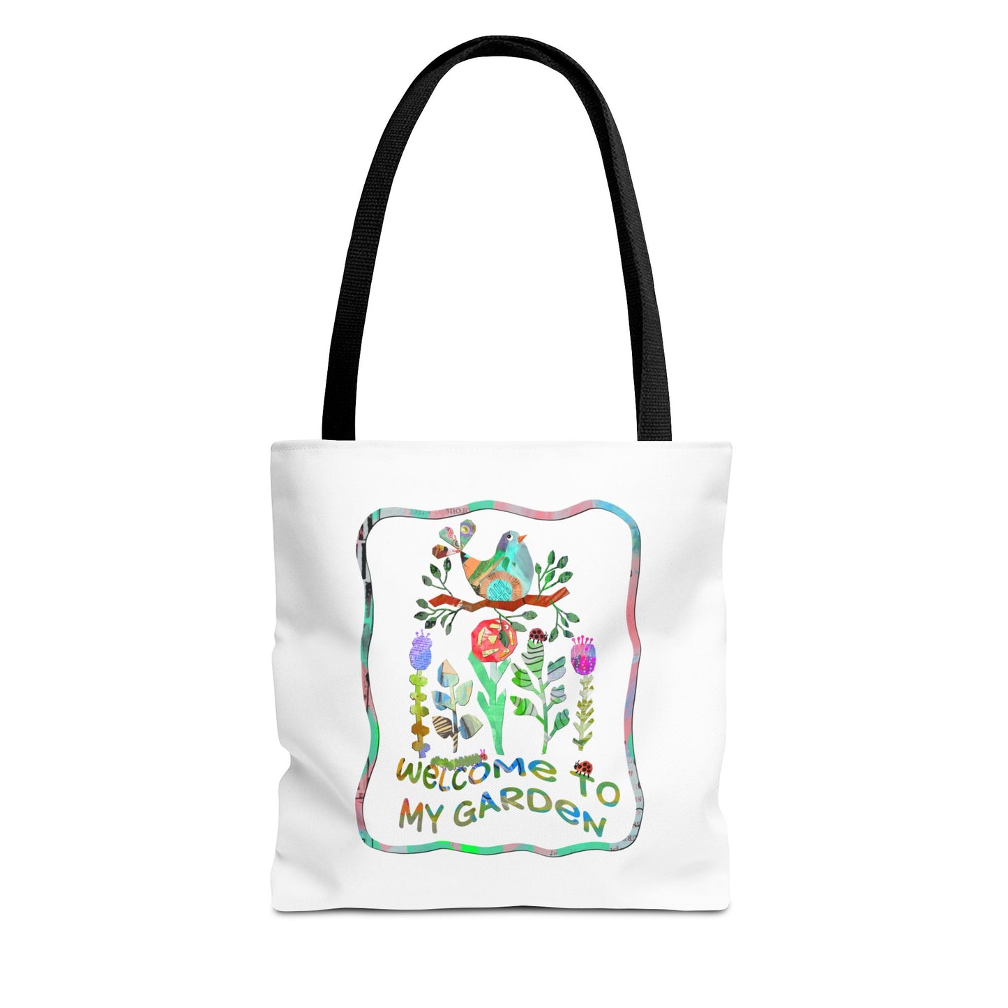 Welcome to My Garden Collage Tote Bag