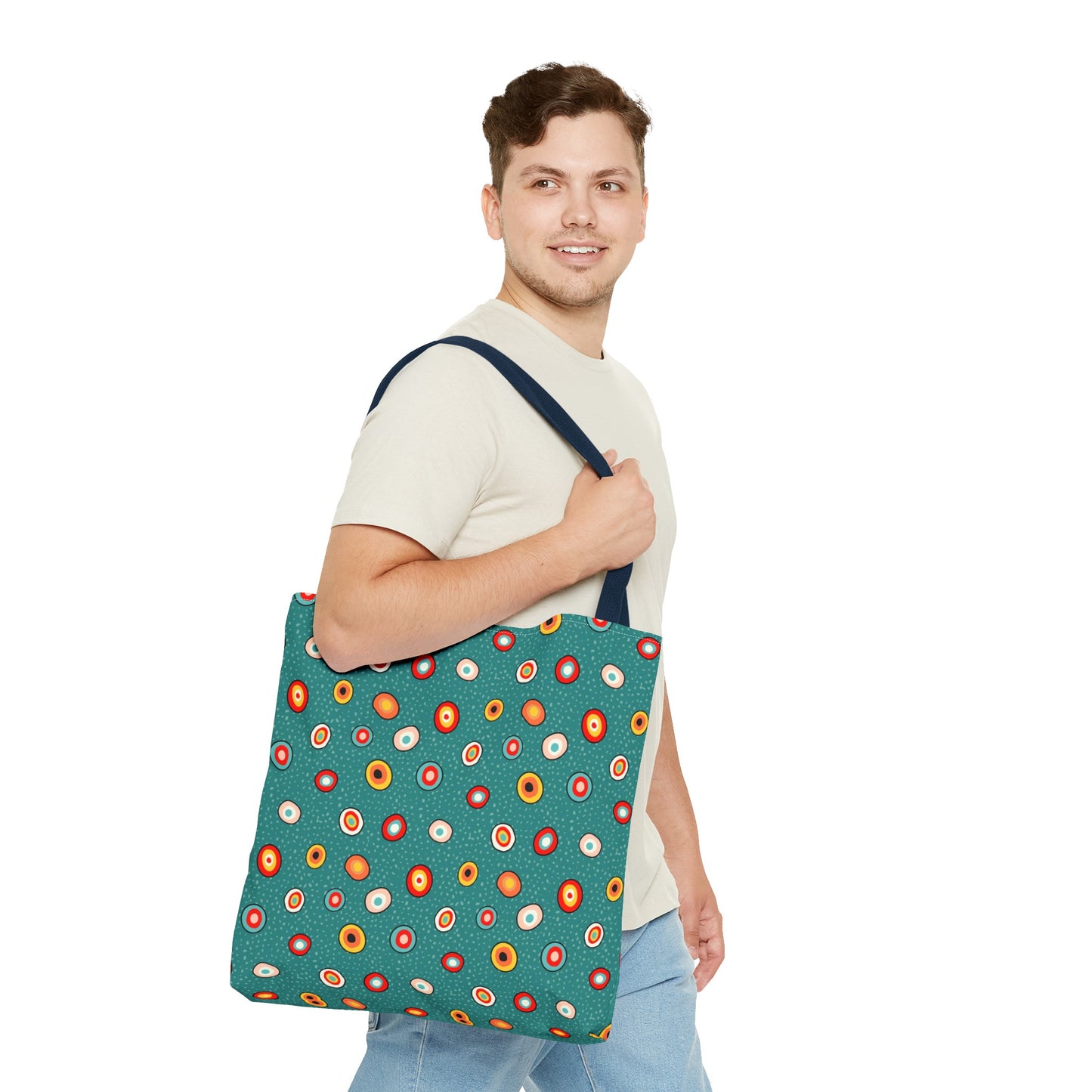 Funky Circles Tote Bag