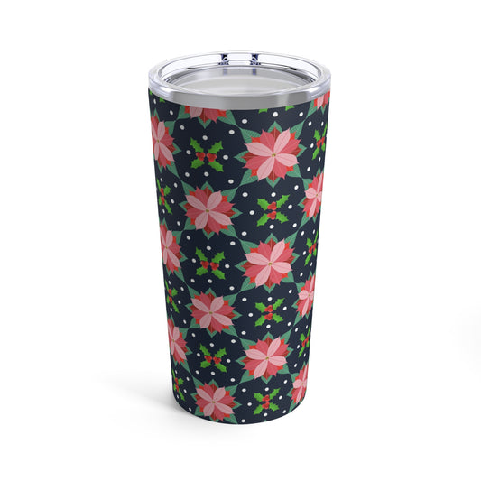 Poinsettias Tumbler 20oz