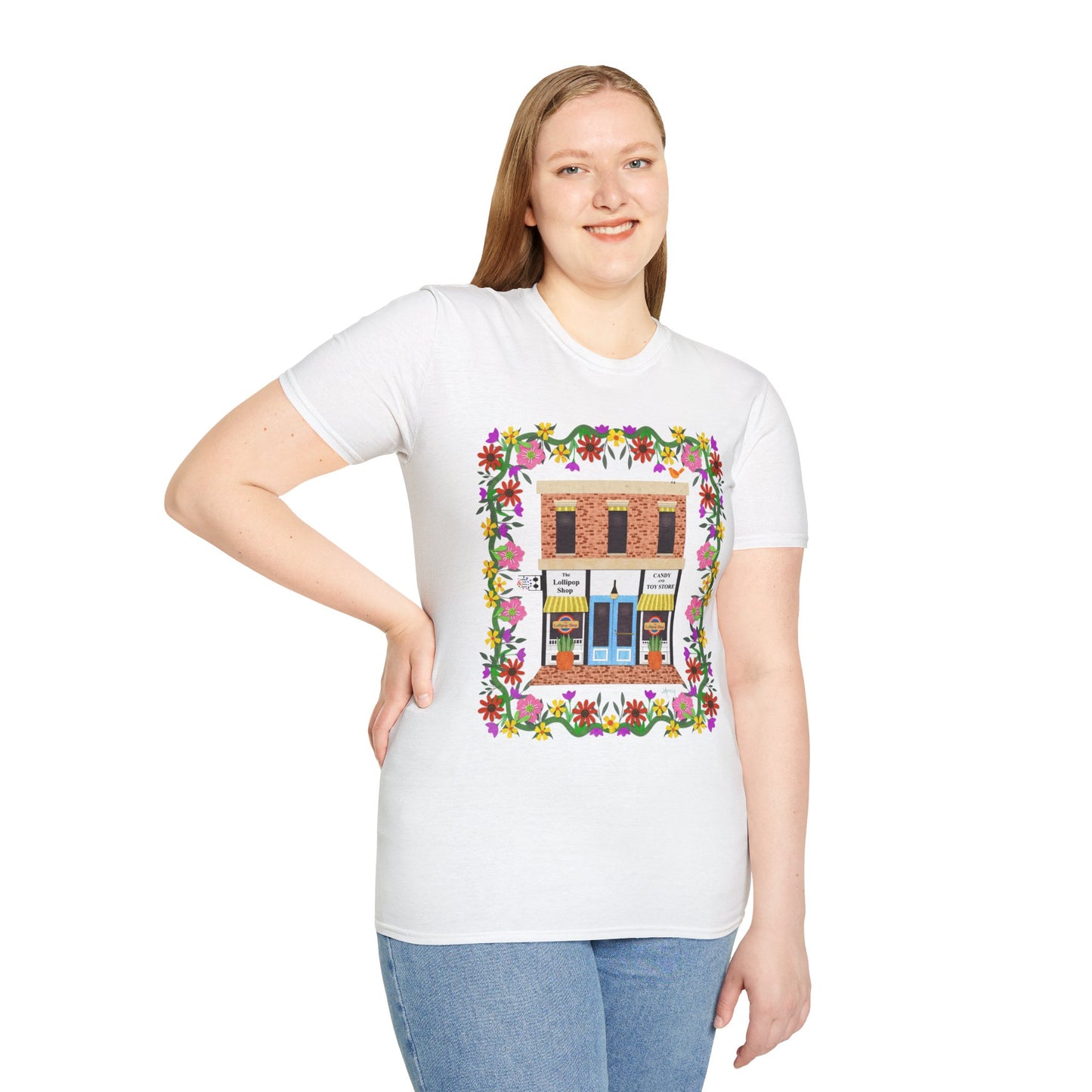 Lollipop Shop Collage Softstyle T-Shirt