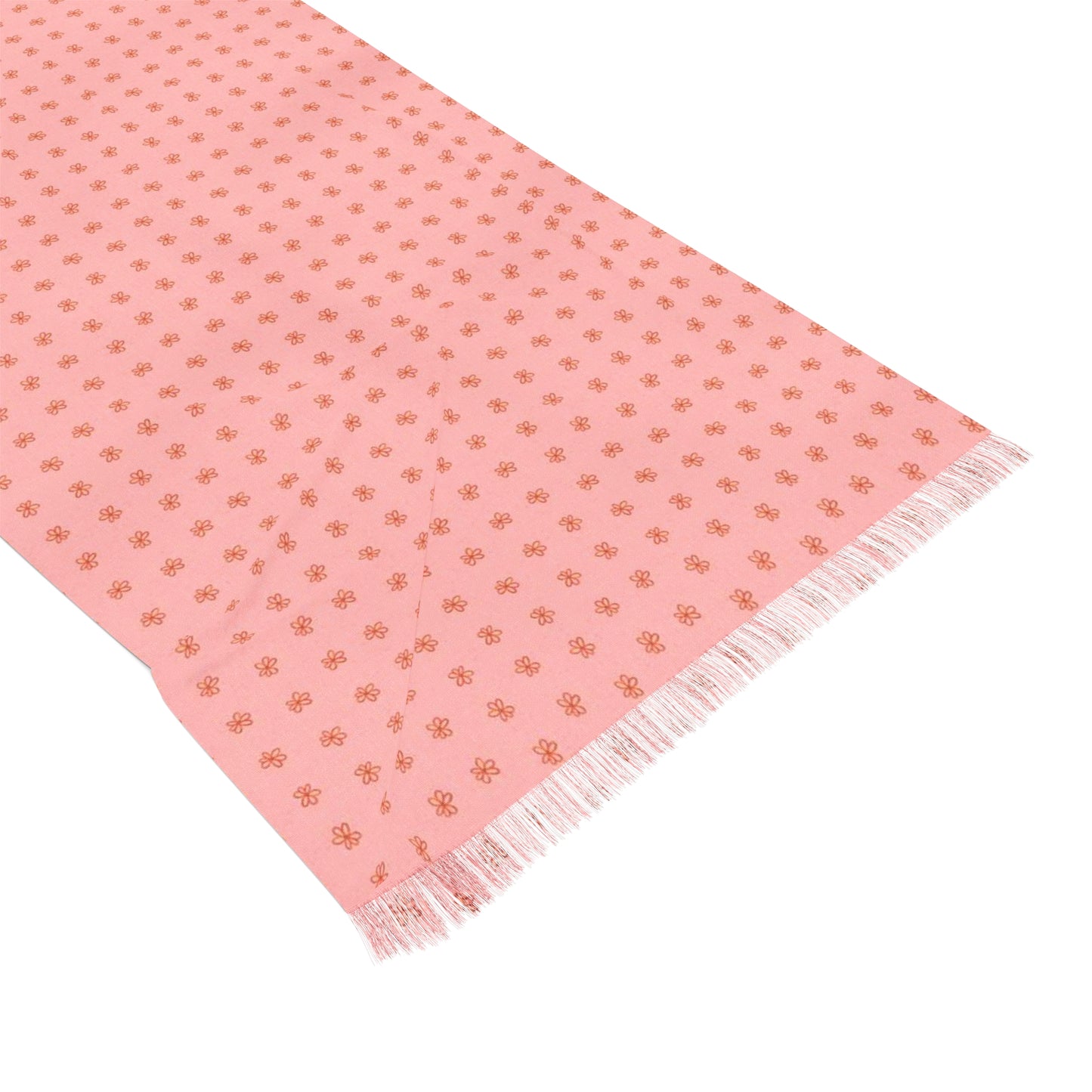 Pink Meadow Flowers Light Scarf