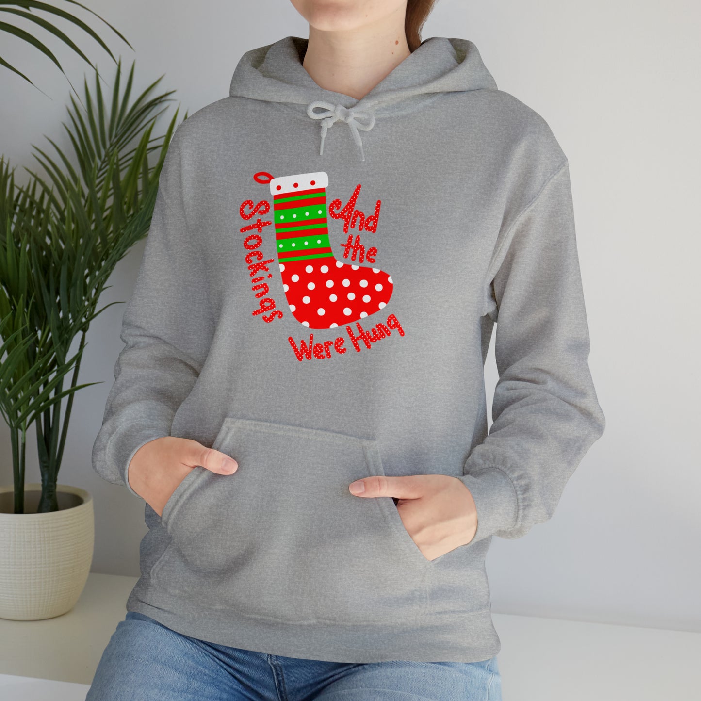 Christmas Stocking Unisex Heavy Blend™ Hooded Sweatshirt