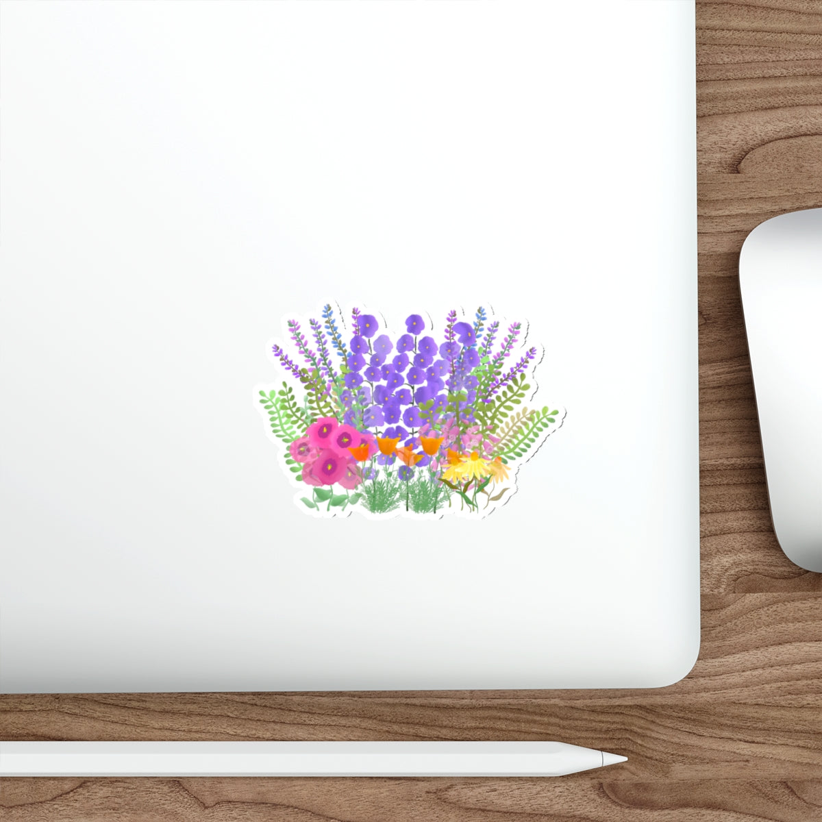 English Garden Die Cut Sticker