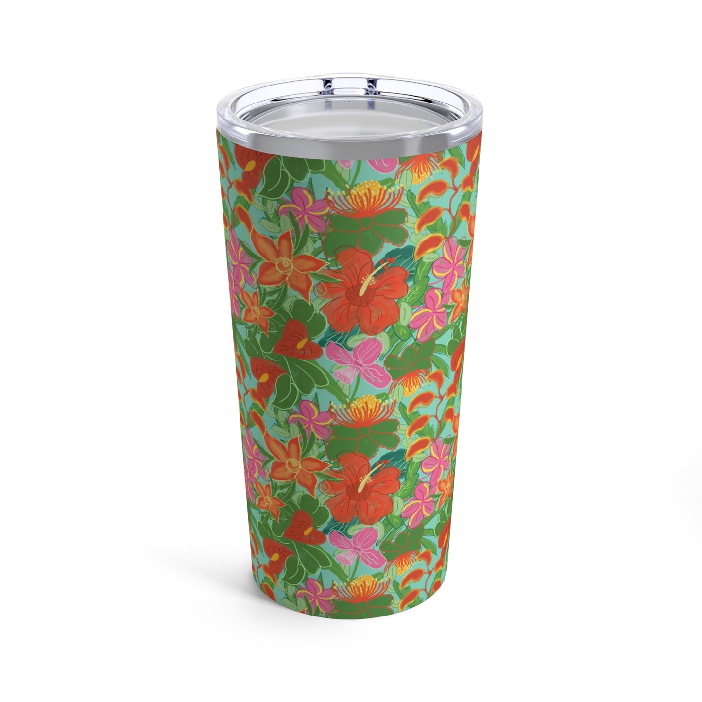 Tropical Flowers Tumbler 20oz