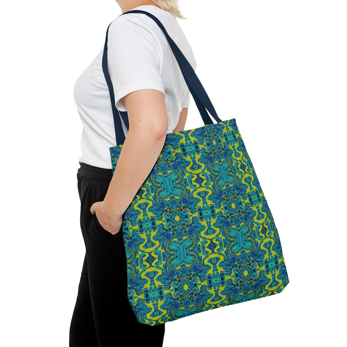 Boho Psychedelic Liquify Tote Bag