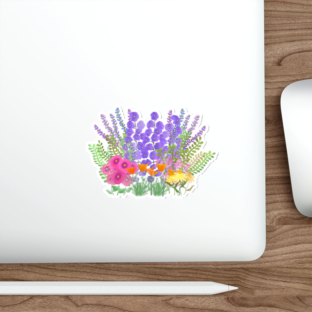 English Garden Die Cut Sticker