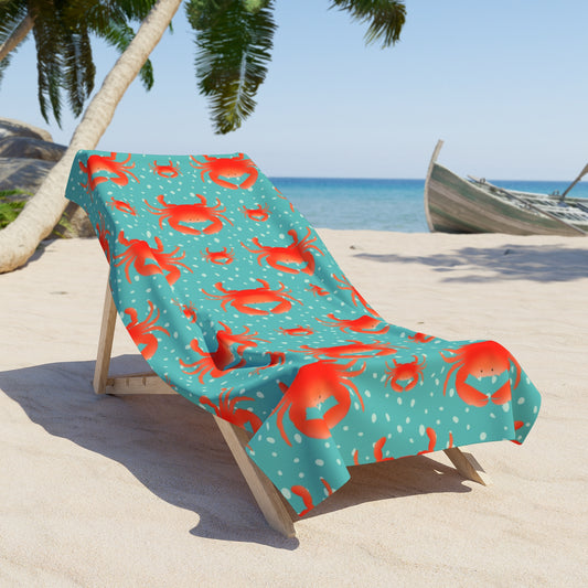 Crab Beach Towel