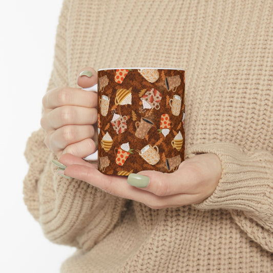 Cozy Fall Mugs Ceramic Mug 11oz