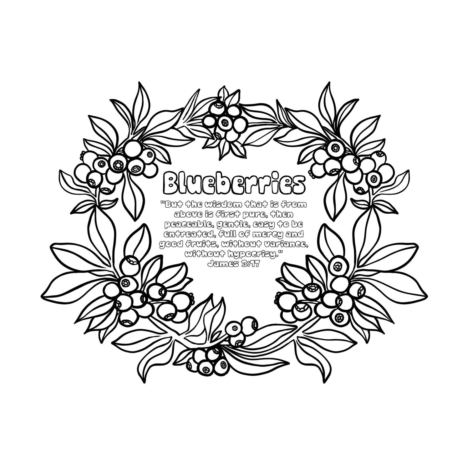 Faith & Fruit Coloring Book