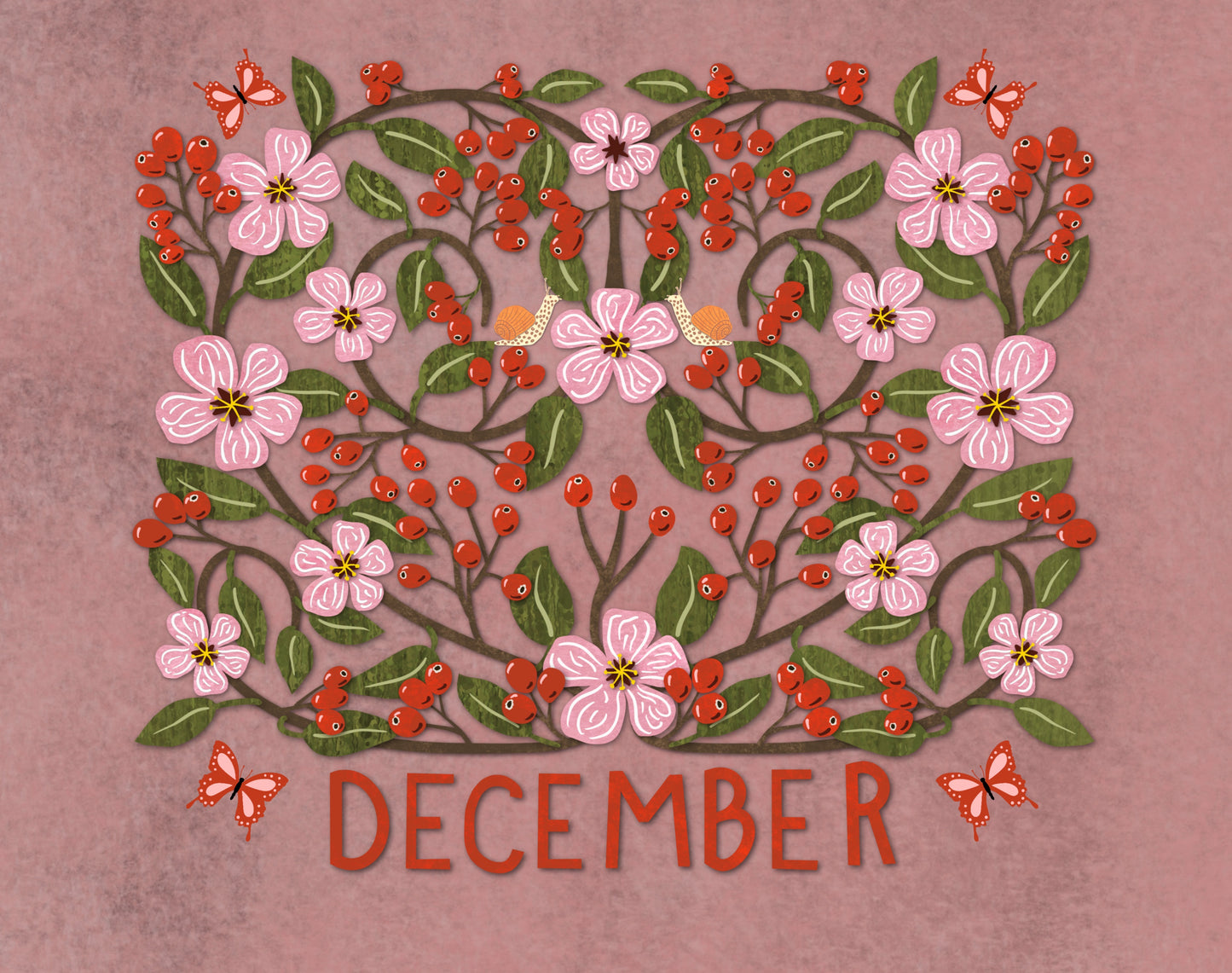 A Fruitful Year 2026 Wall Calendar