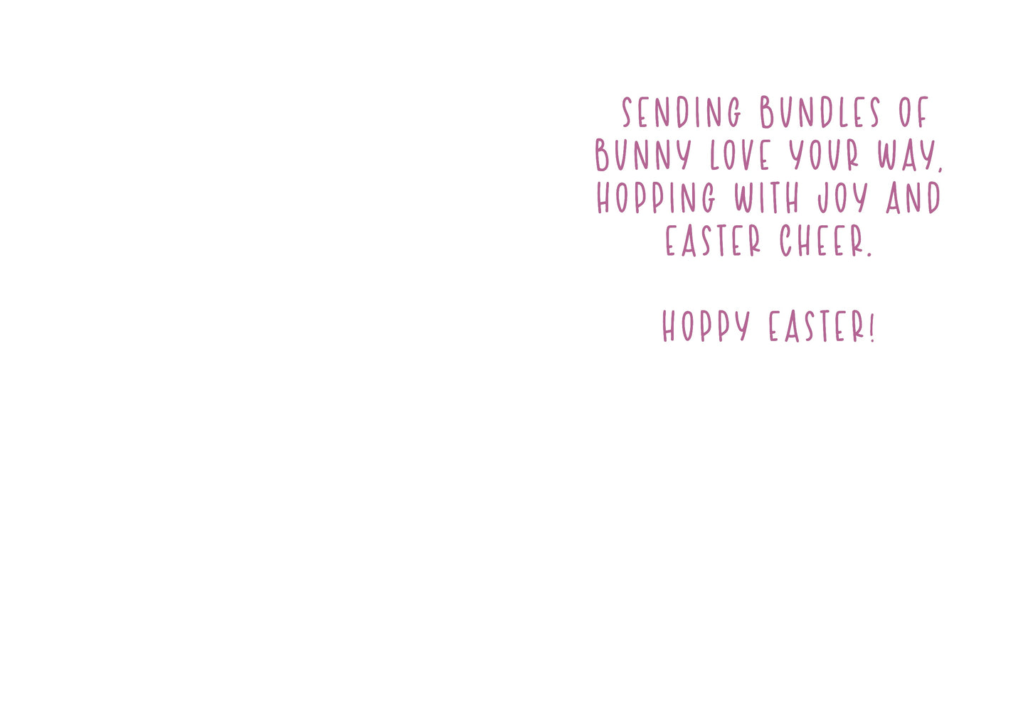 digital download Easter card, instant download Easter card, Digital download cute bunny Easter card