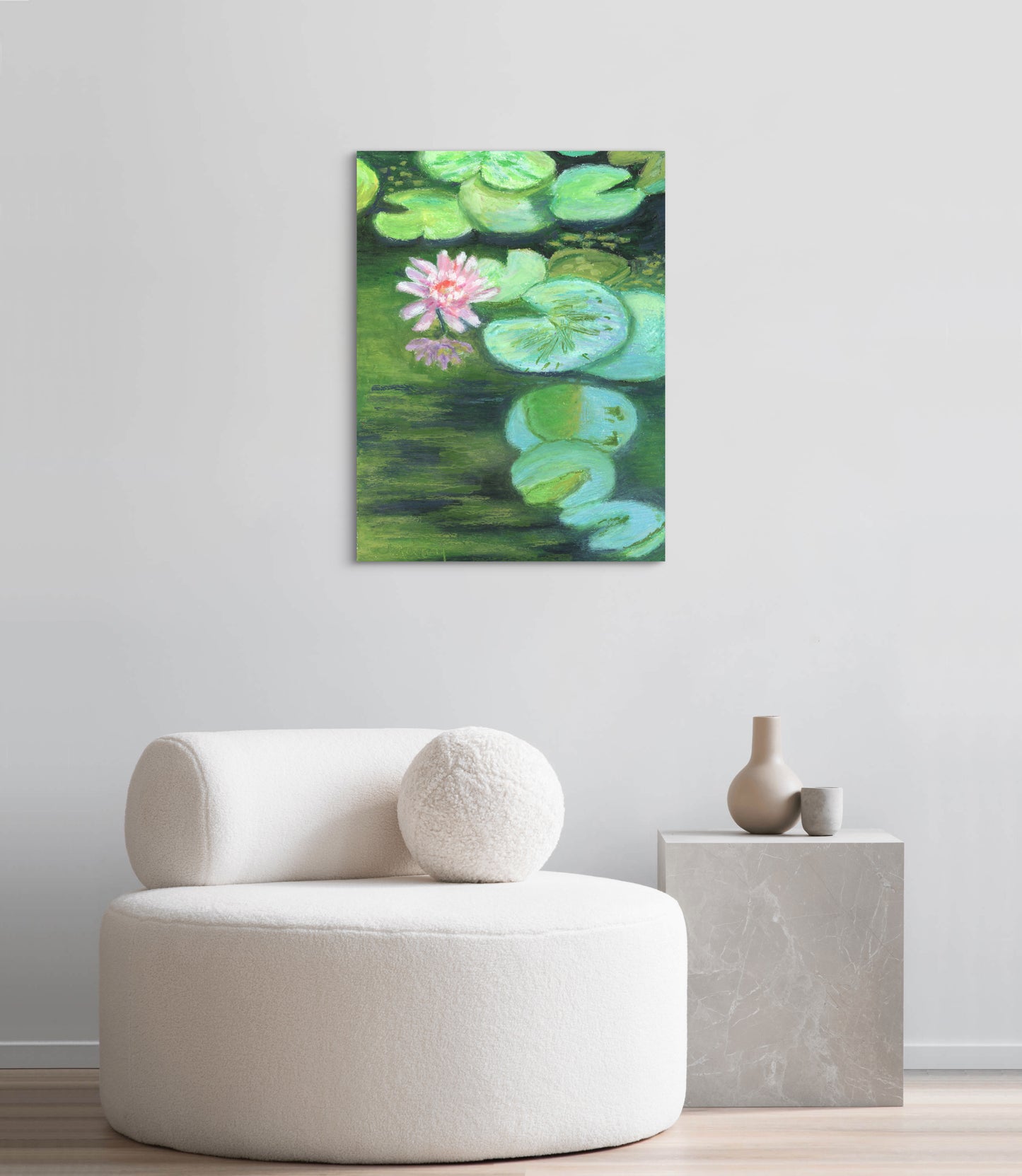 Pink Water Lily - Premium Matte Paper Poster