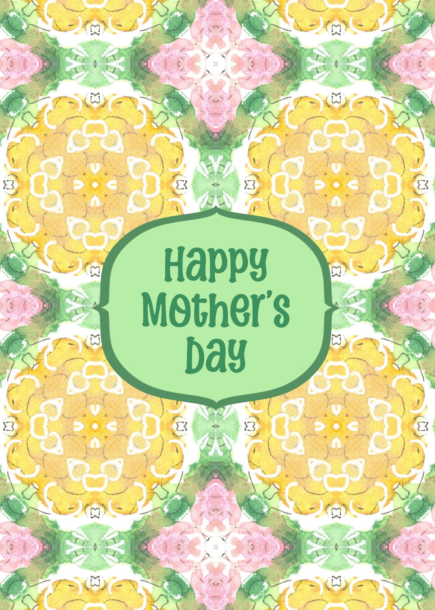 Happy Mother’s Day - Pink and Yellow Gardens