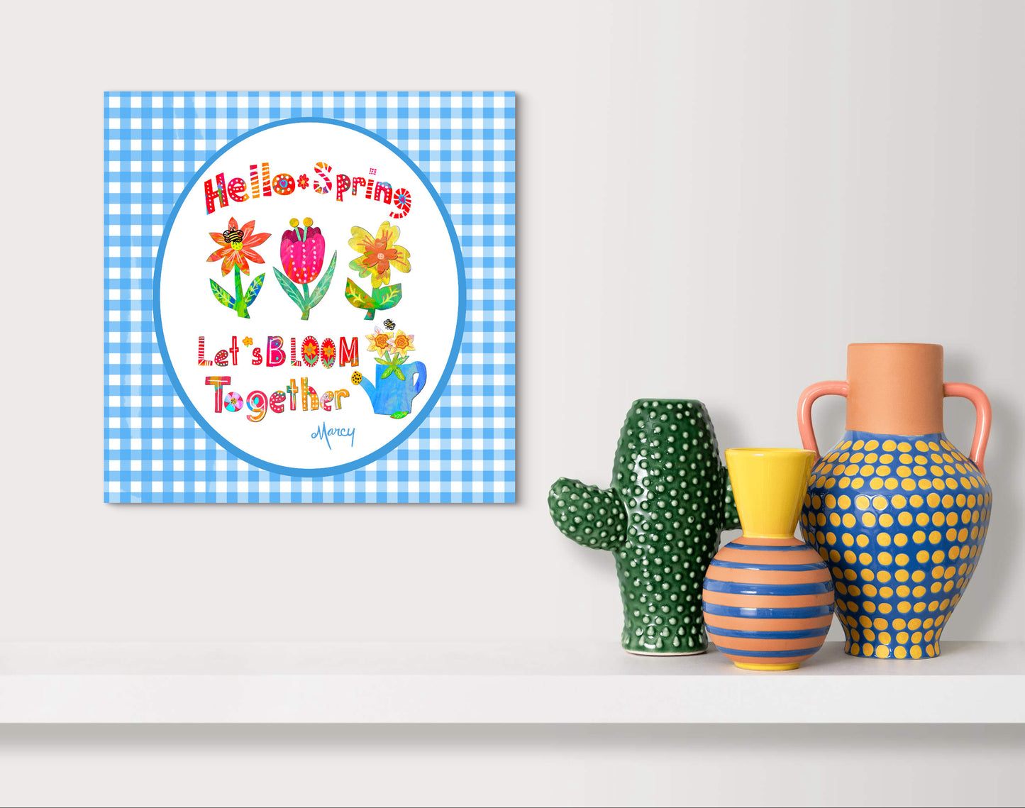 Hello Spring — Premium Matte Paper Poster