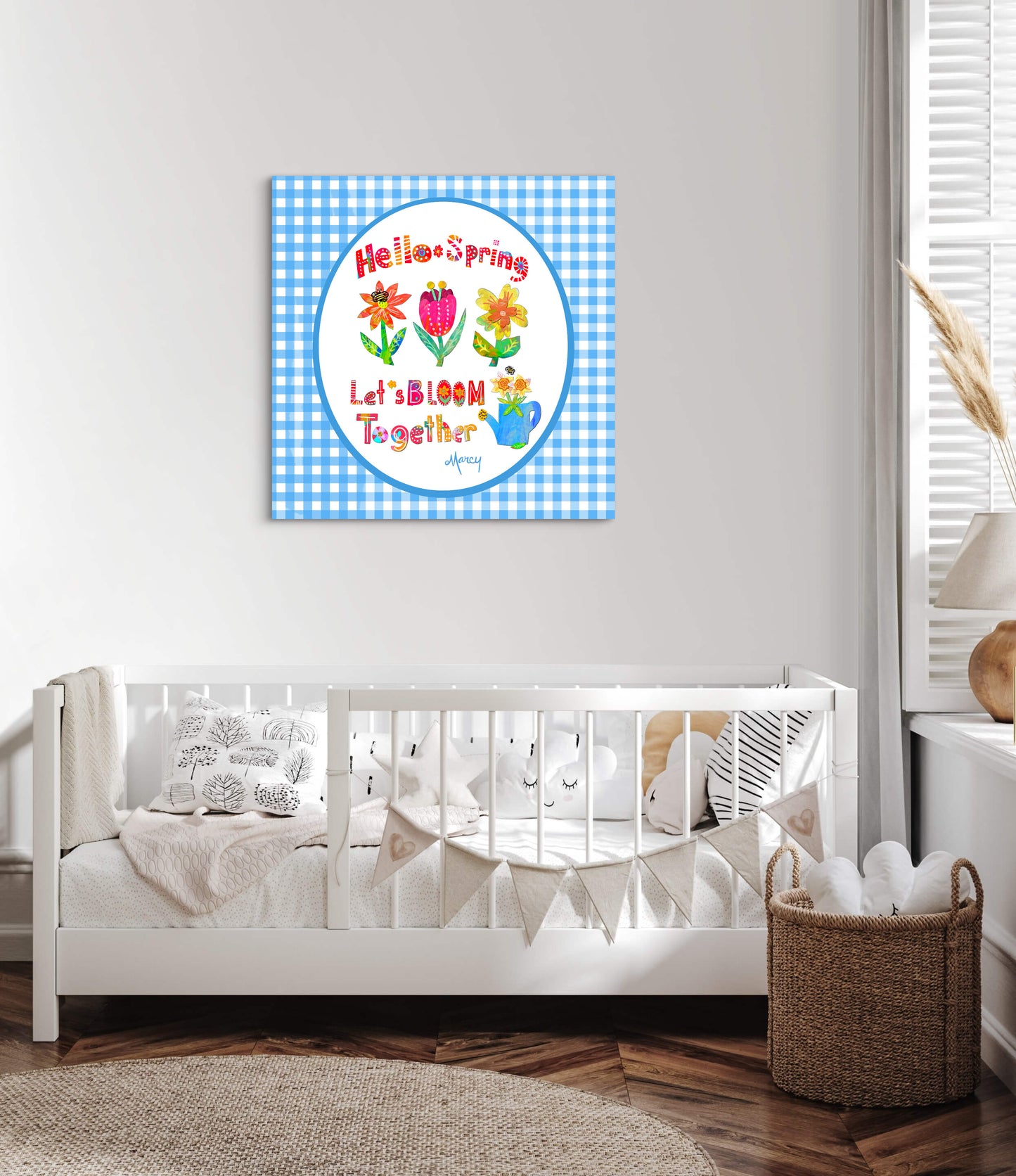 Hello Spring — Premium Matte Paper Poster