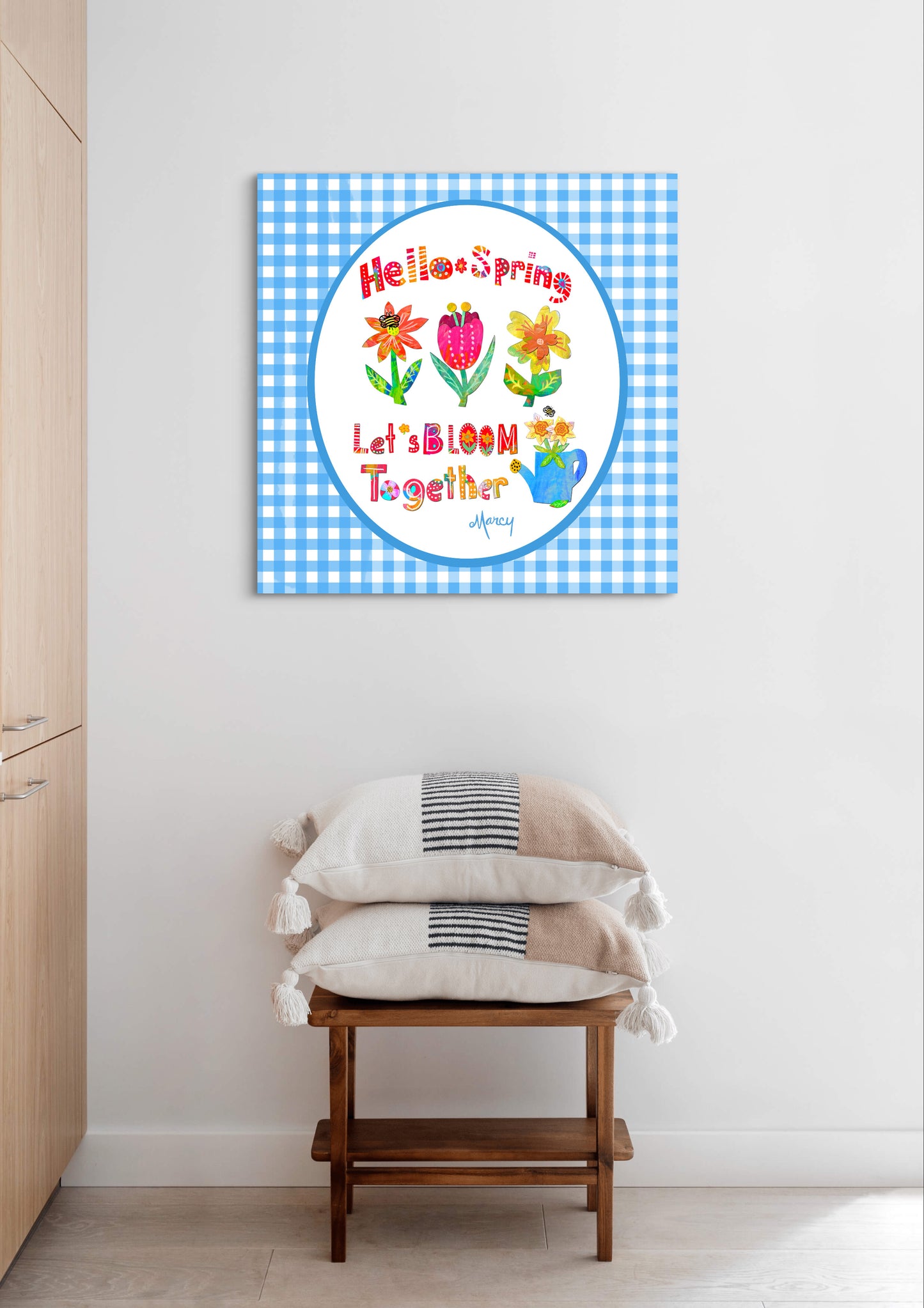 Hello Spring — Premium Matte Paper Poster