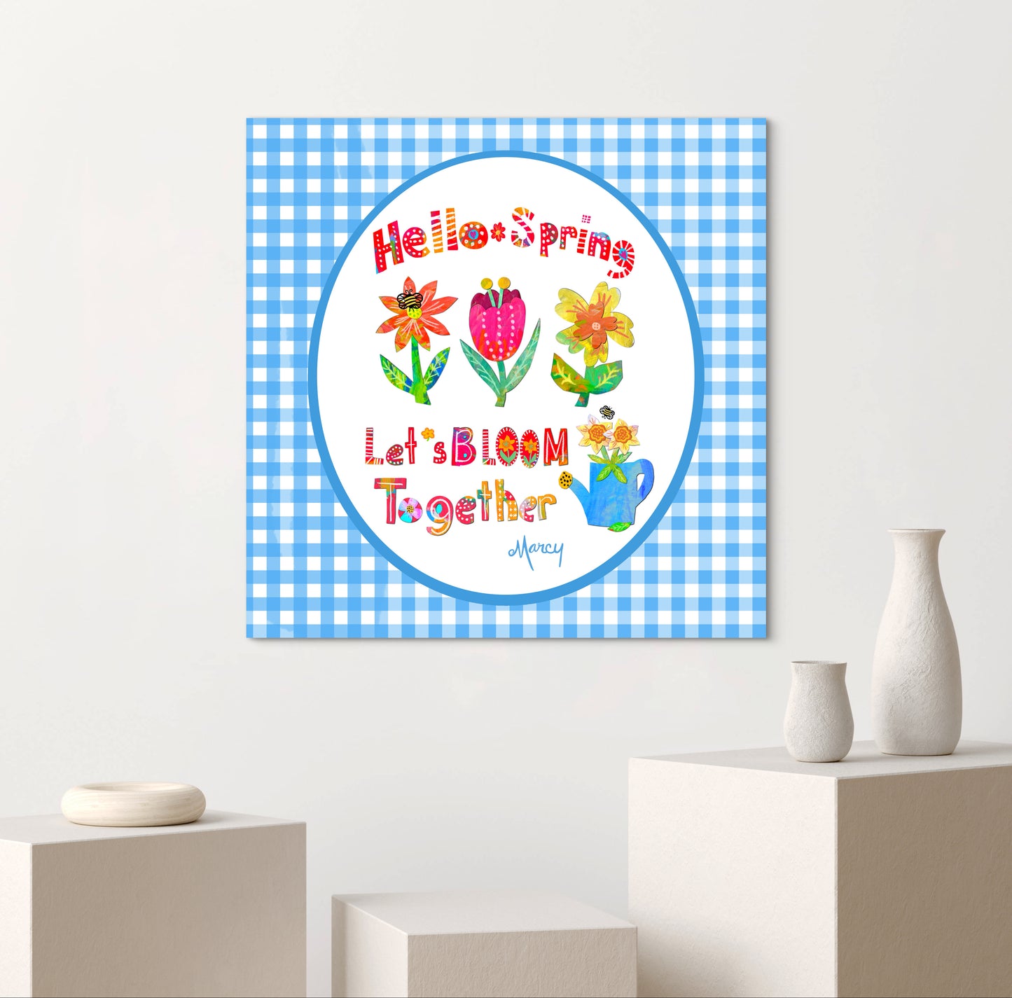 Hello Spring — Premium Matte Paper Poster